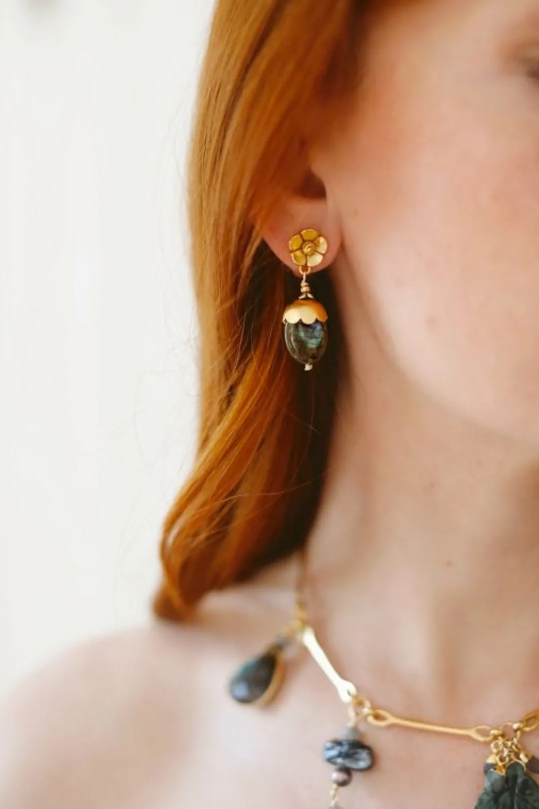 Brinker & Eliza Acorn Earrings