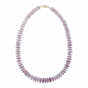Brinker & Eliza Amethyst And 14K Gold Necklace