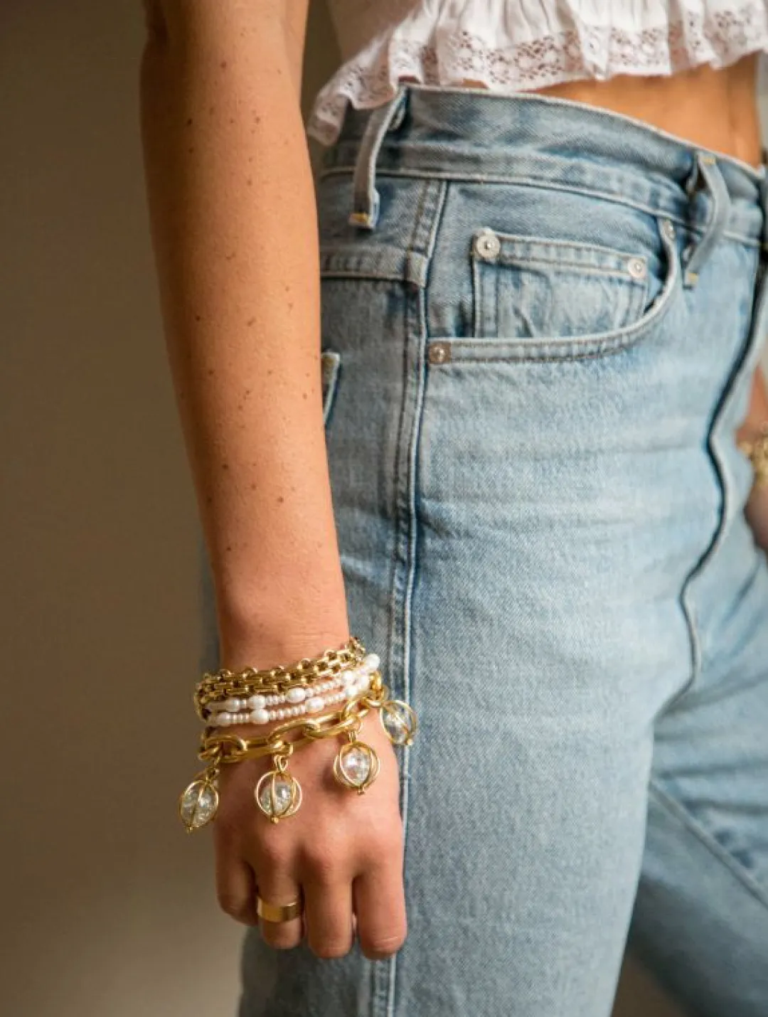Brinker & Eliza As You Wish Double Wrap Bracelet