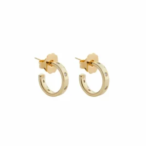 Brinker & Eliza Bejeweled Hoops