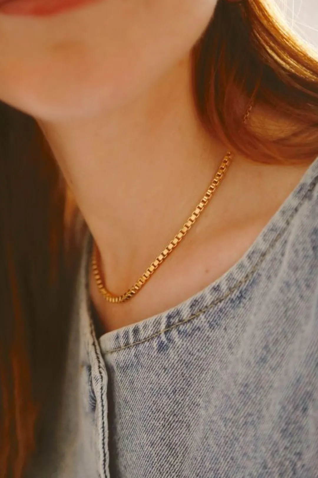 Brinker & Eliza Box Chain Necklace
