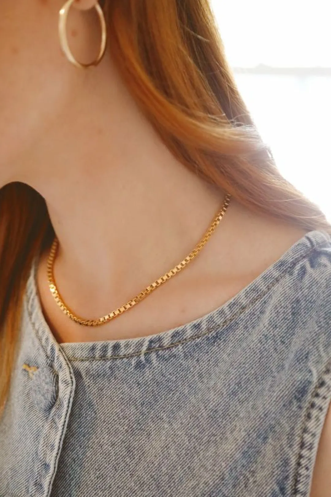 Brinker & Eliza Box Chain Necklace