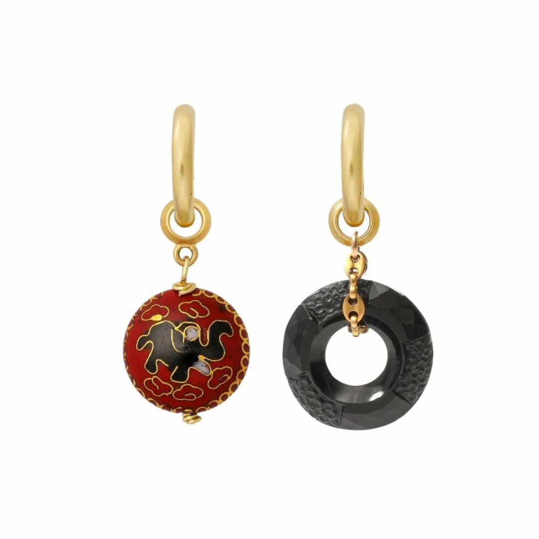 Brinker & Eliza Chained Donut Earring Charm