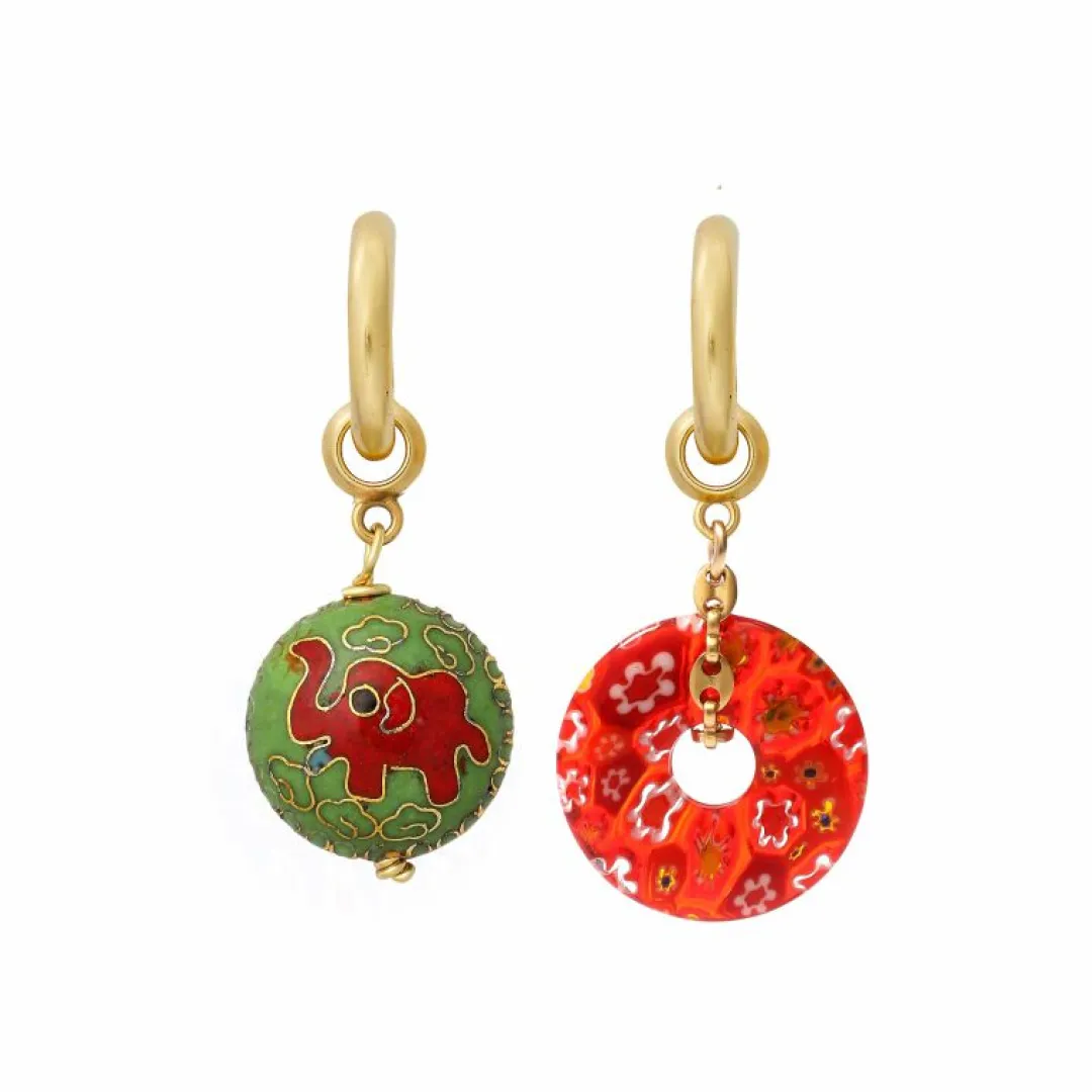 Brinker & Eliza Chained Donut Earring Charm
