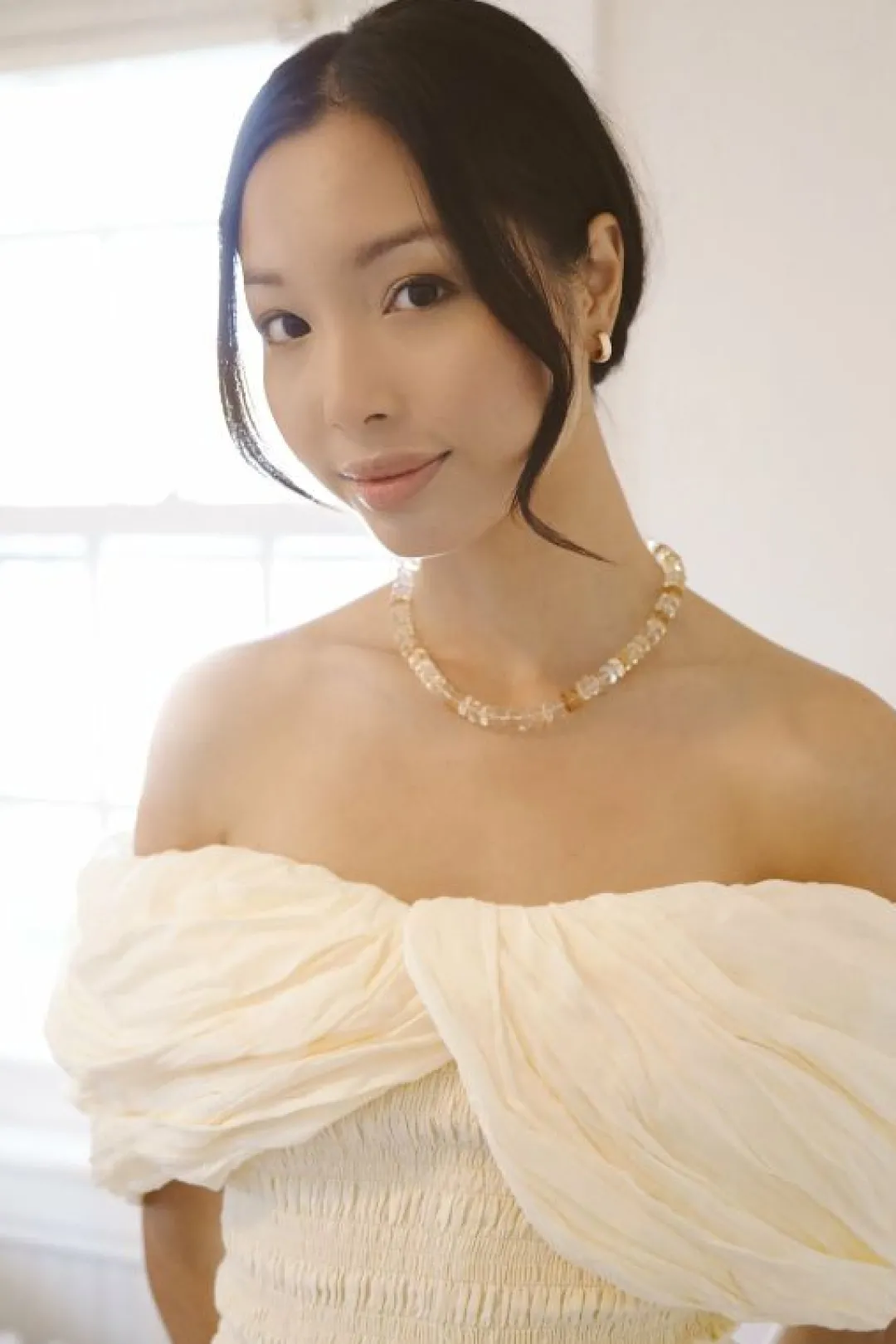 Brinker & Eliza Citrine And 14K Gold Necklace