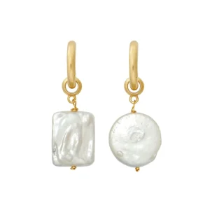 Brinker & Eliza Favorite Pearl Hoops