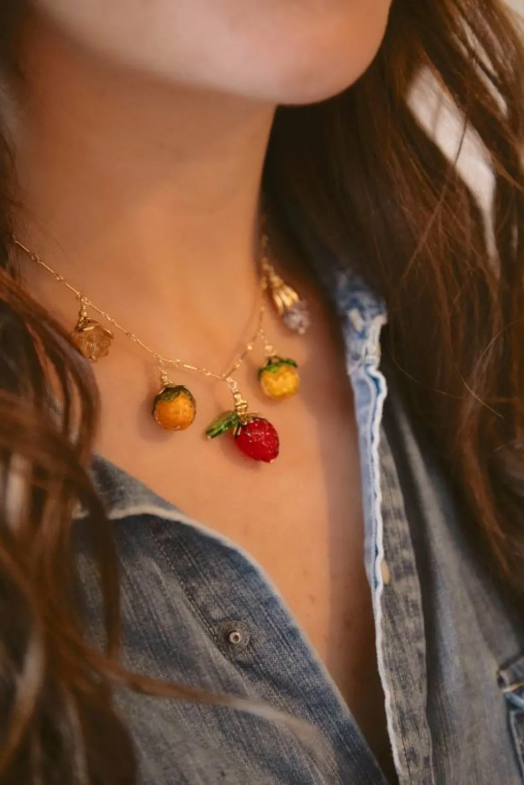 Brinker & Eliza Fruit Salad Necklace