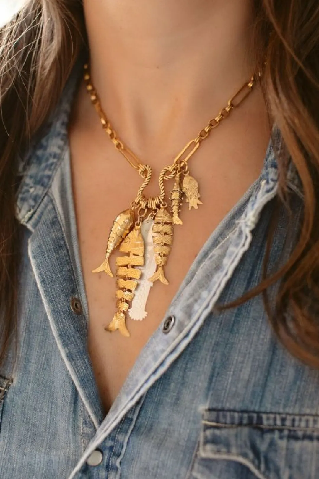 Brinker & Eliza Go Fish Necklace