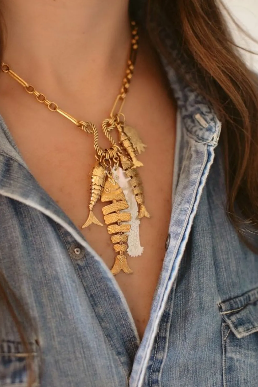 Brinker & Eliza Go Fish Necklace