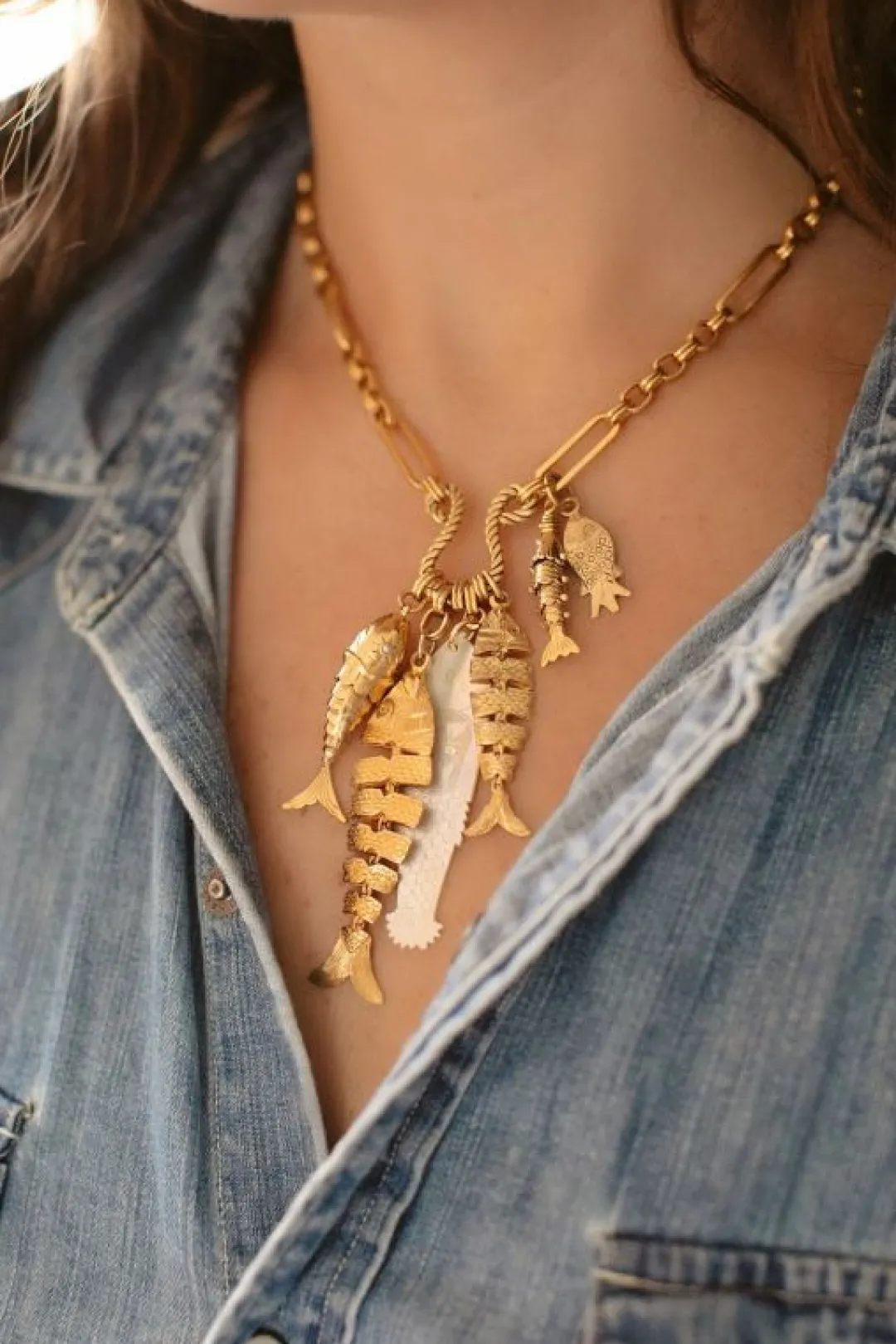 Brinker & Eliza Go Fish Necklace