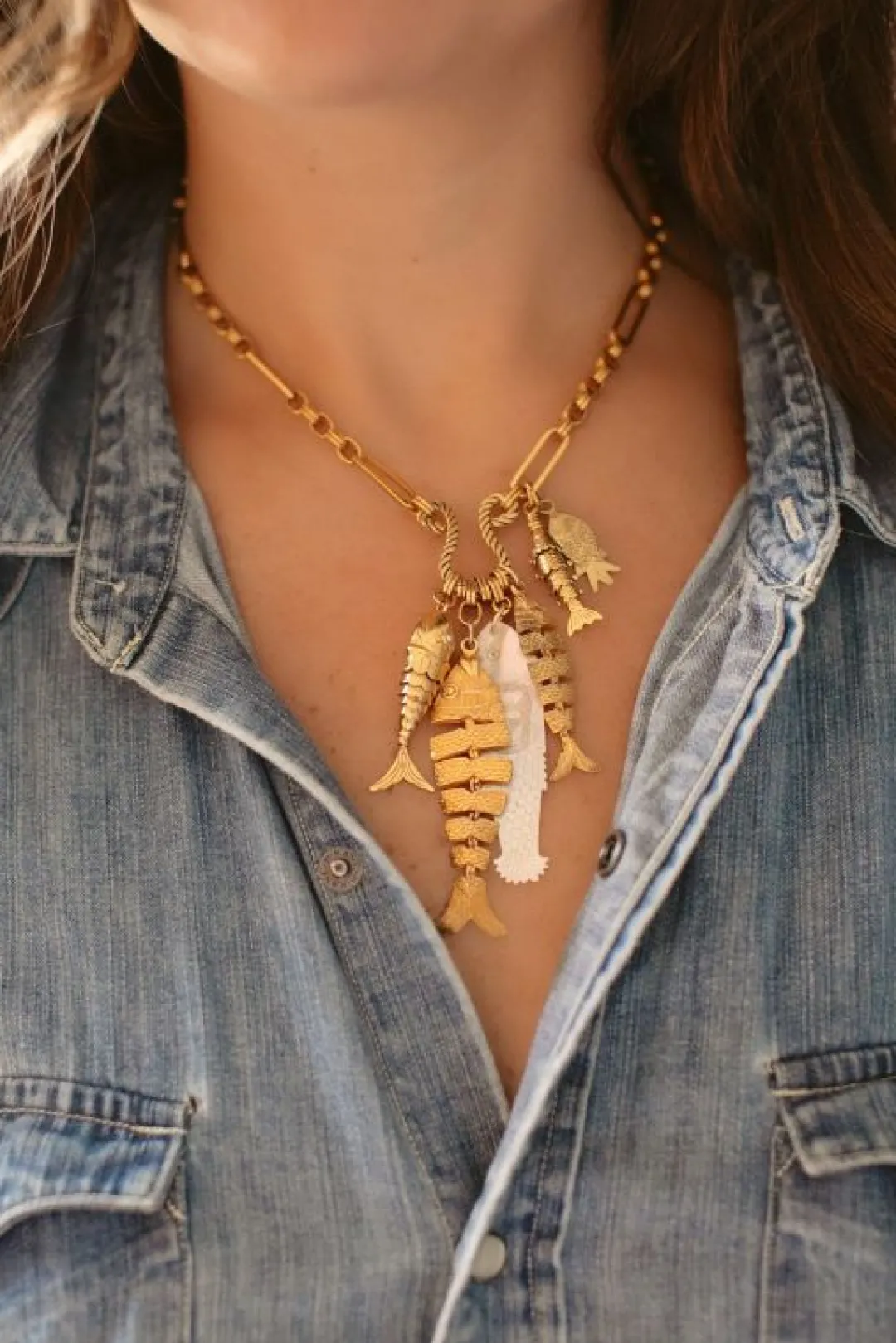 Brinker & Eliza Go Fish Necklace