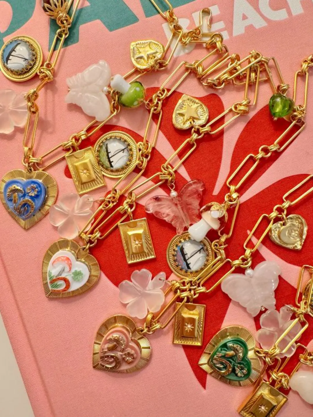 Brinker & Eliza Mischief Managed Charm Necklace