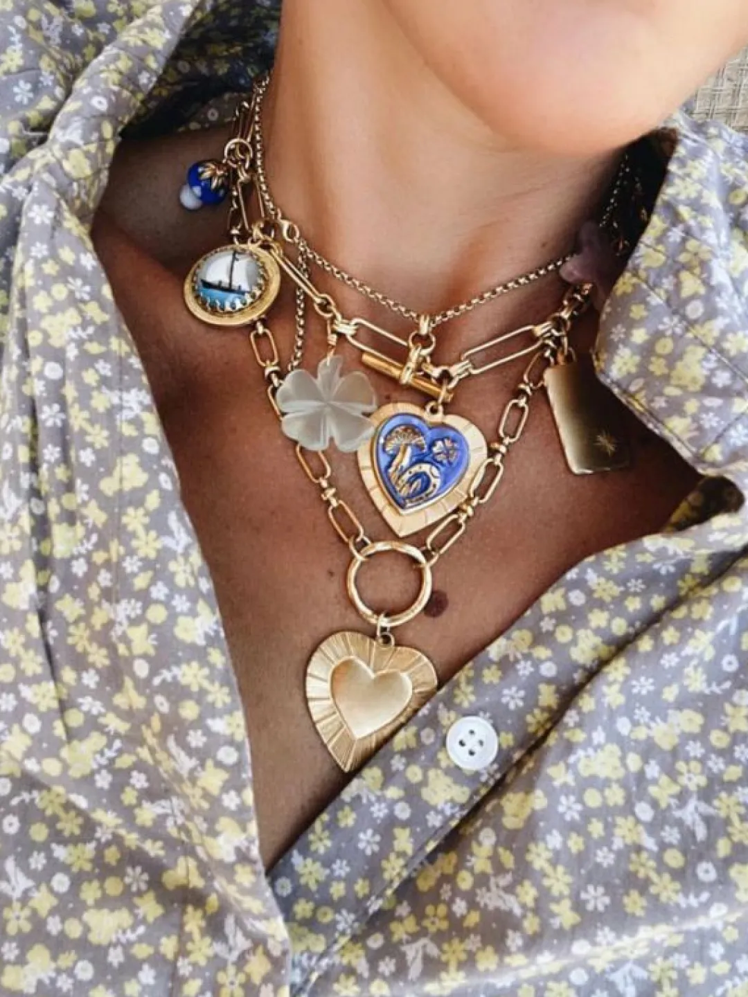Brinker & Eliza Mischief Managed Charm Necklace