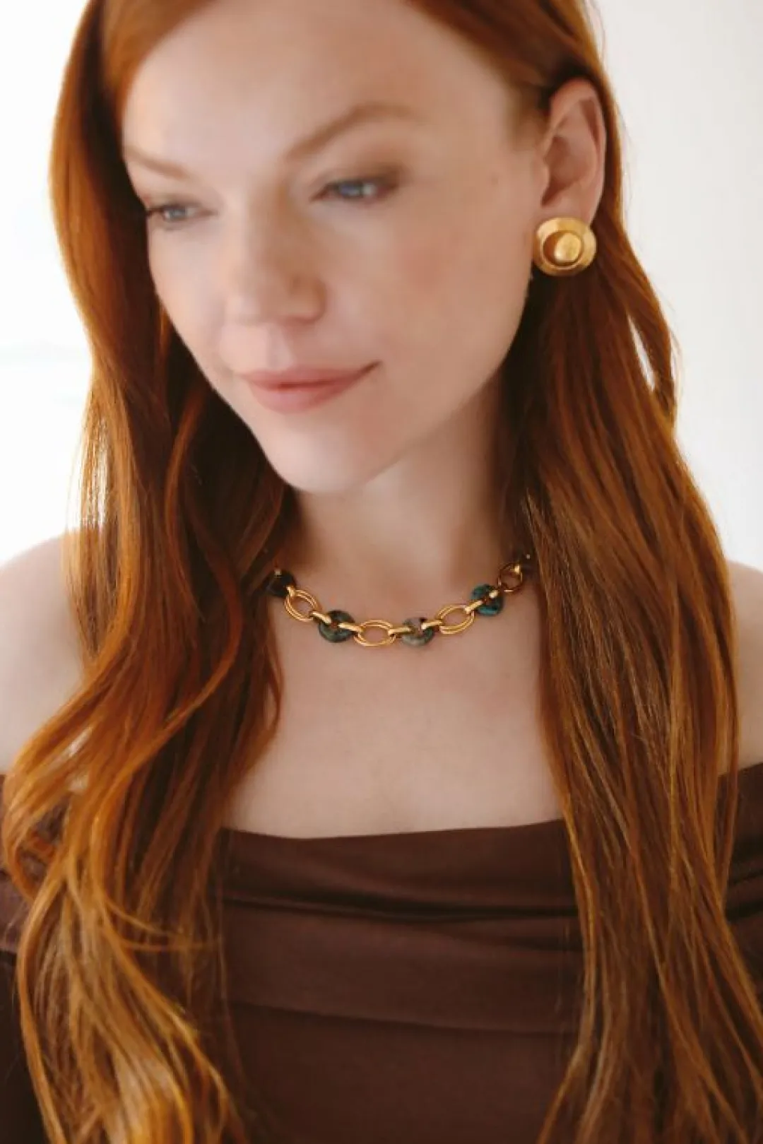 Brinker & Eliza Olive Necklace