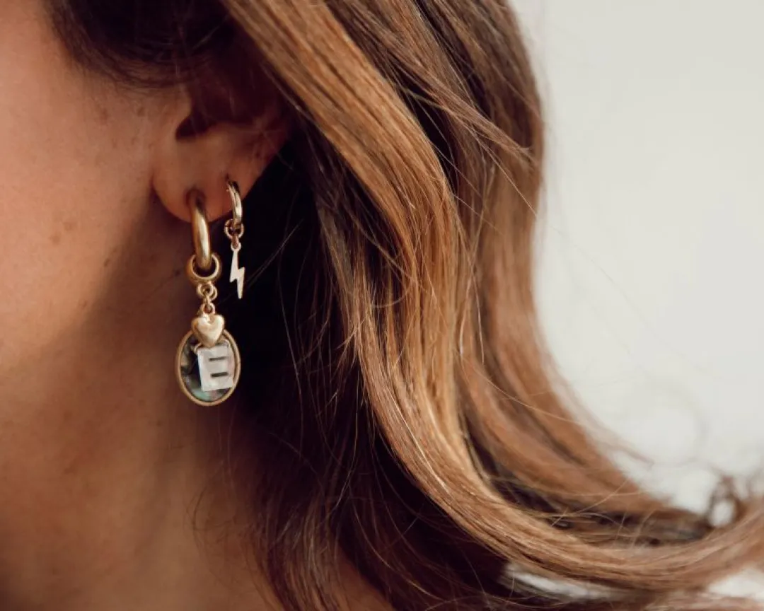 Brinker & Eliza Persona Hoop Earrings