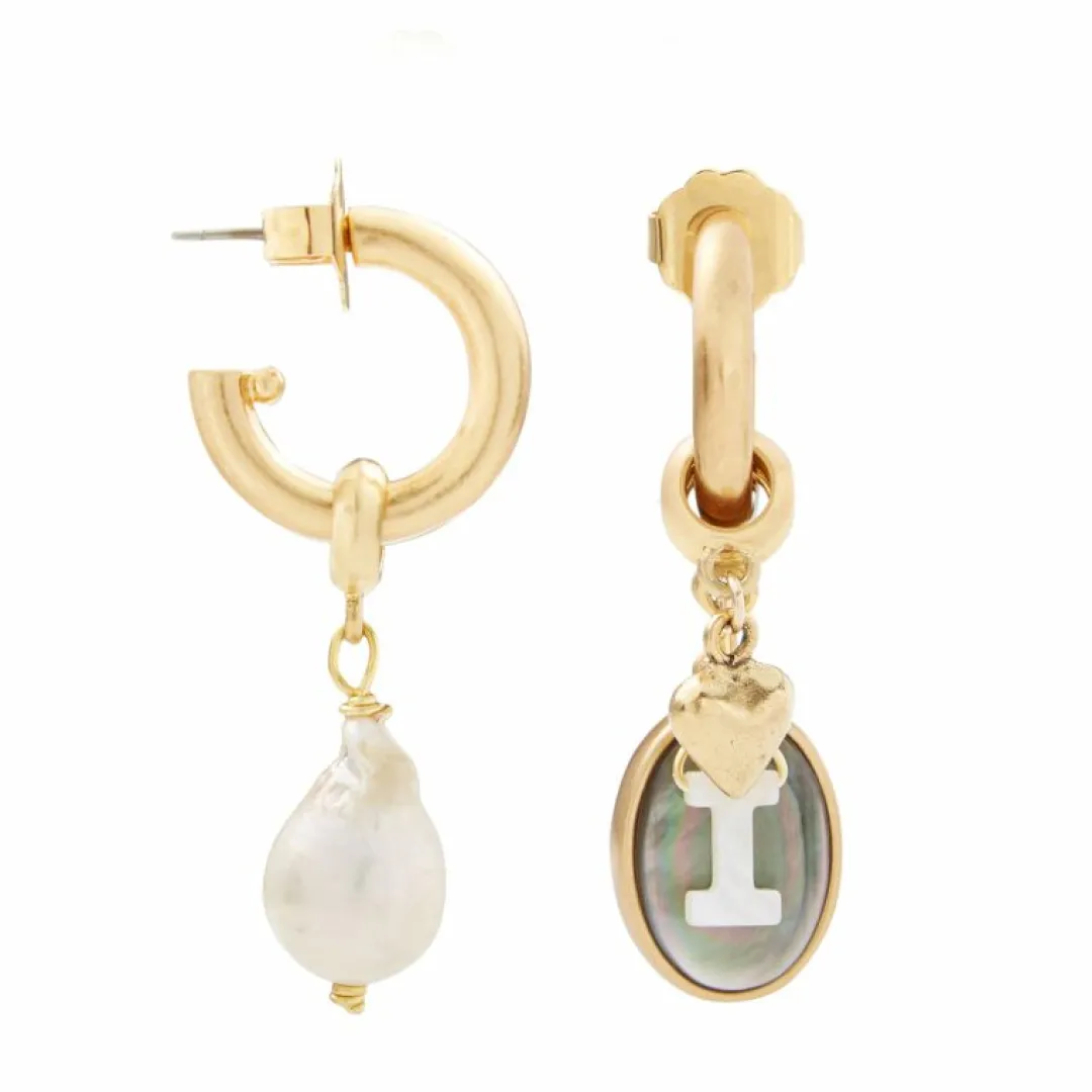 Brinker & Eliza Persona Hoop Earrings