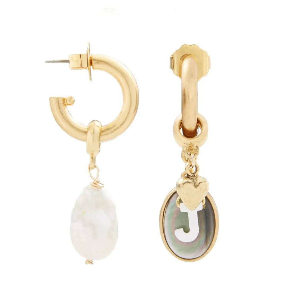 Brinker & Eliza Persona Hoop Earrings
