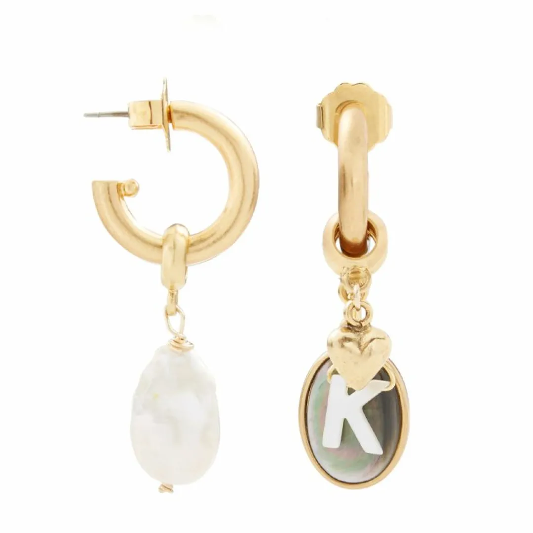 Brinker & Eliza Persona Hoop Earrings