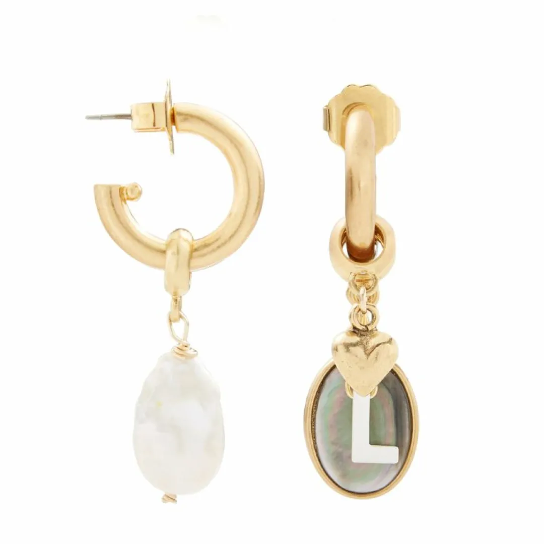 Brinker & Eliza Persona Hoop Earrings