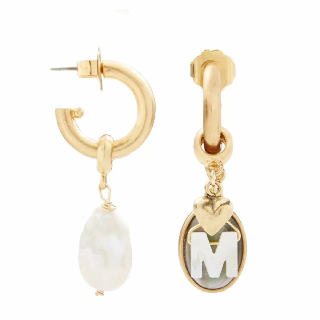 Brinker & Eliza Persona Hoop Earrings