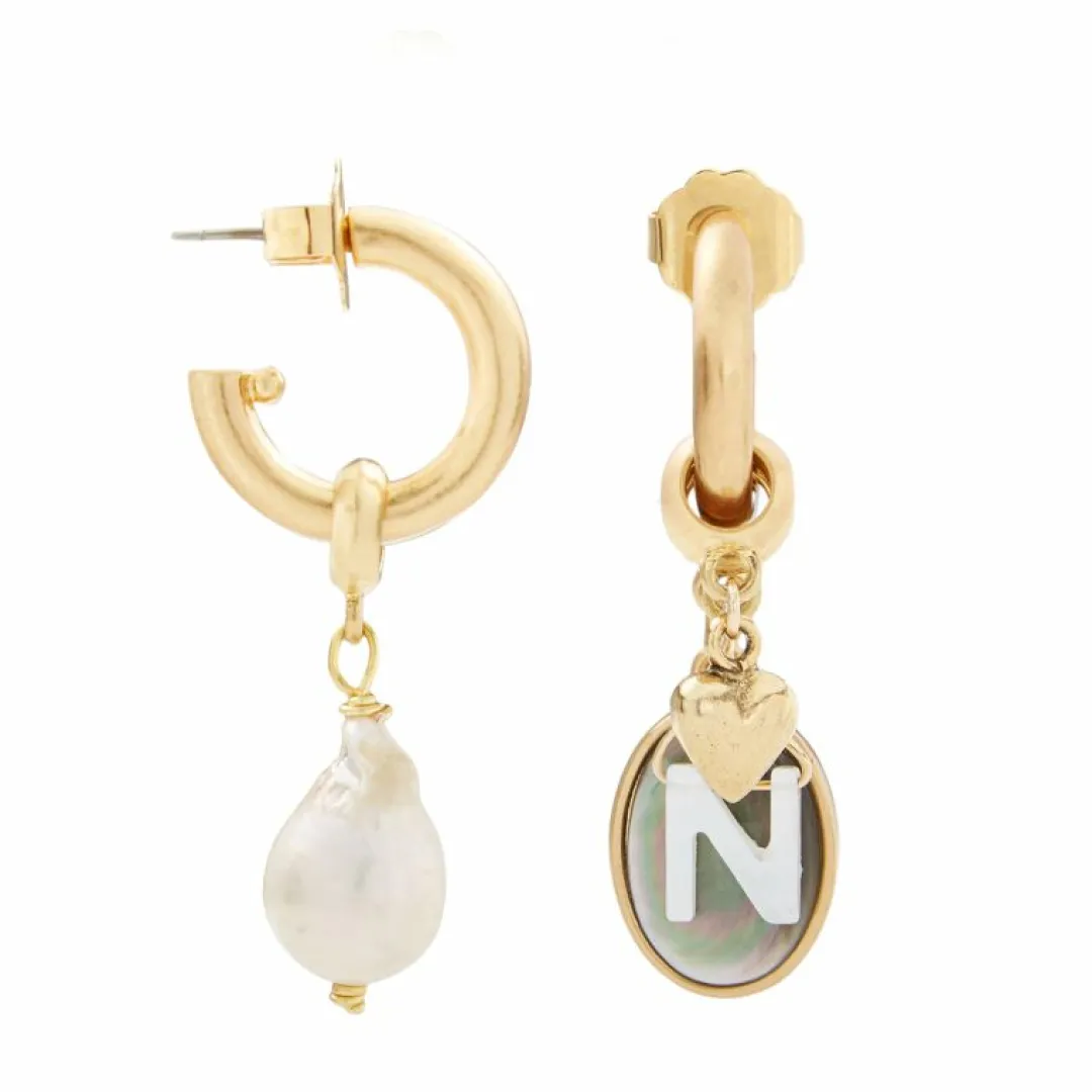 Brinker & Eliza Persona Hoop Earrings