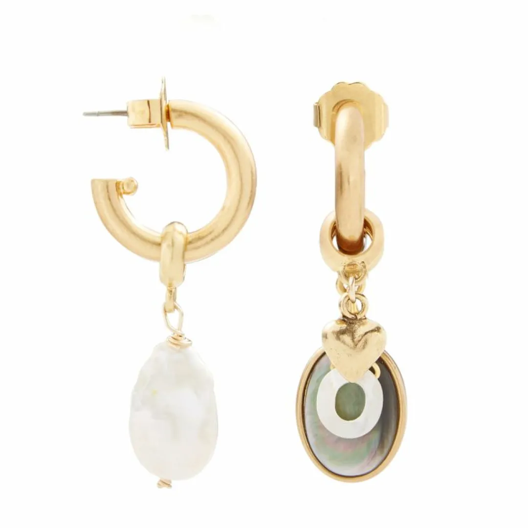 Brinker & Eliza Persona Hoop Earrings