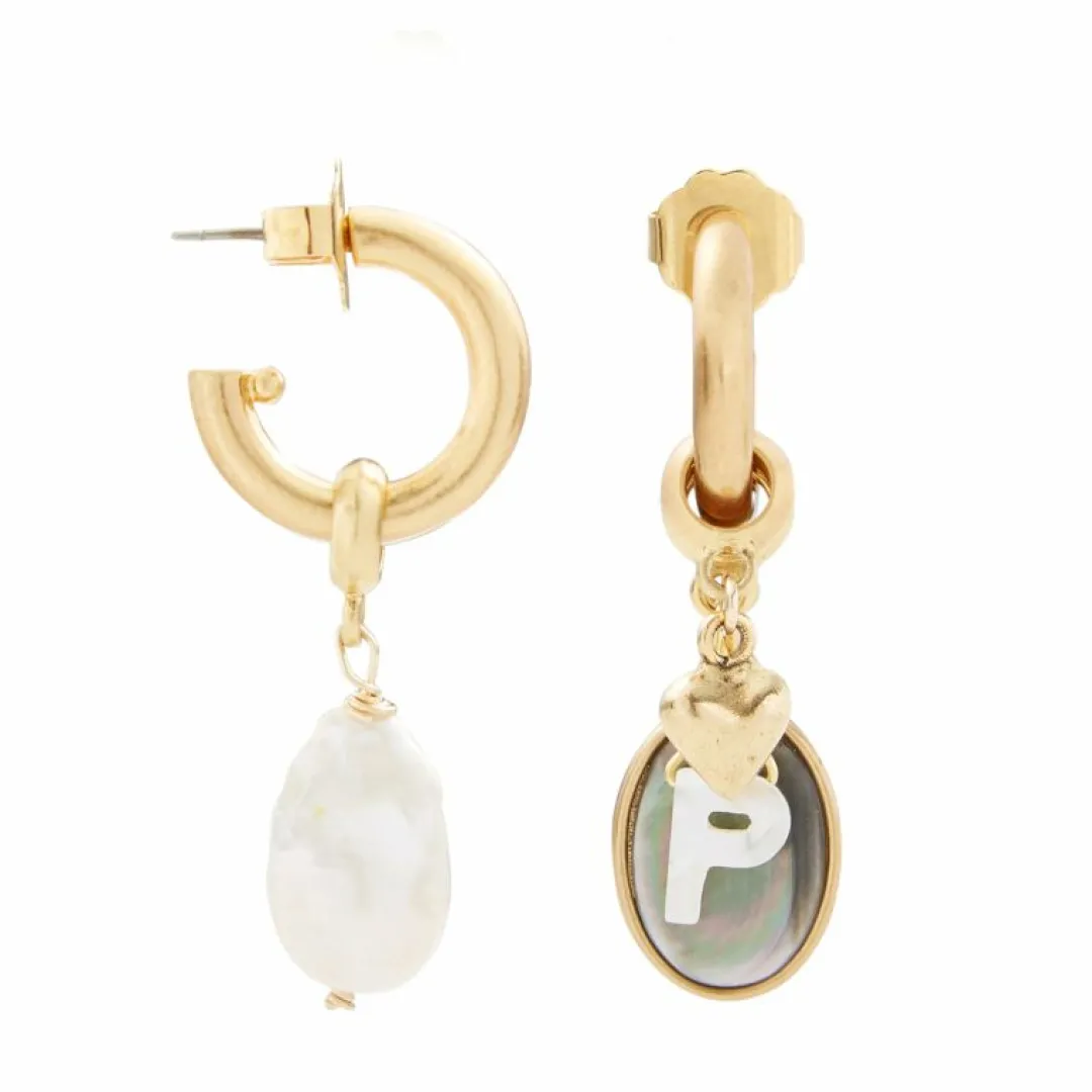 Brinker & Eliza Persona Hoop Earrings