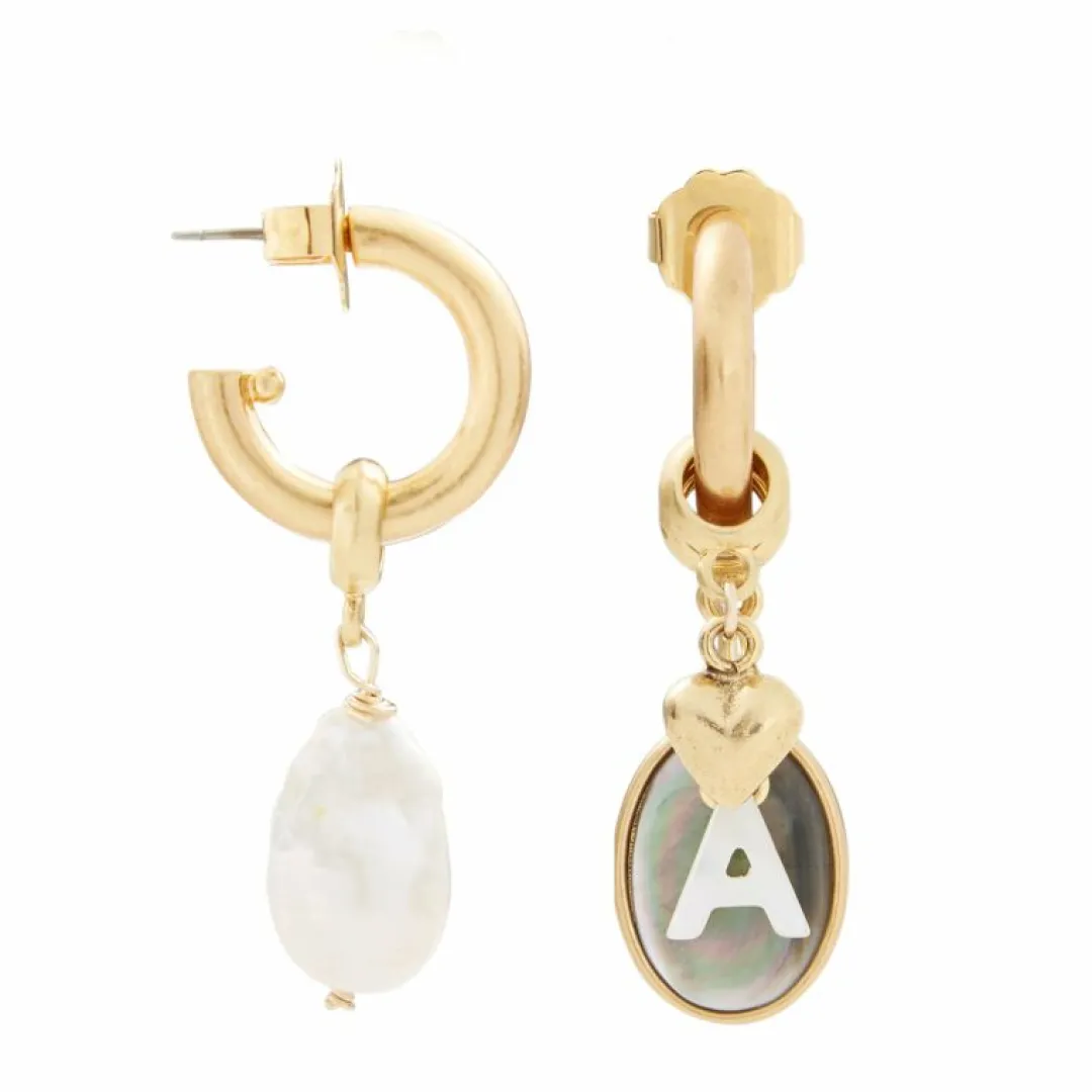 Brinker & Eliza Persona Hoop Earrings