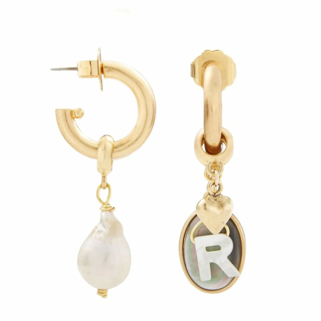 Brinker & Eliza Persona Hoop Earrings
