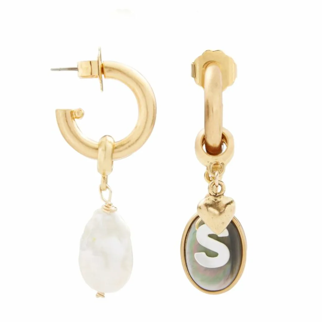 Brinker & Eliza Persona Hoop Earrings