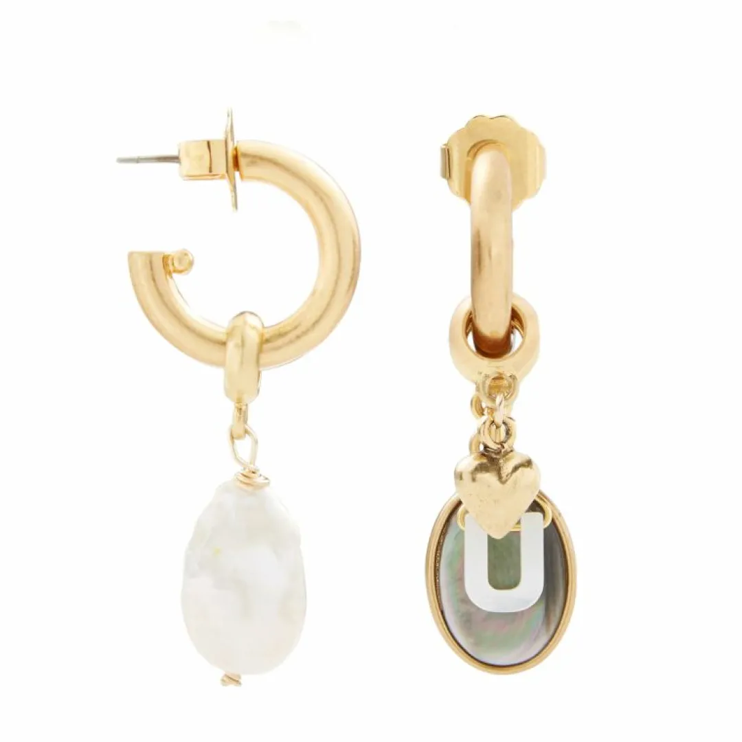Brinker & Eliza Persona Hoop Earrings