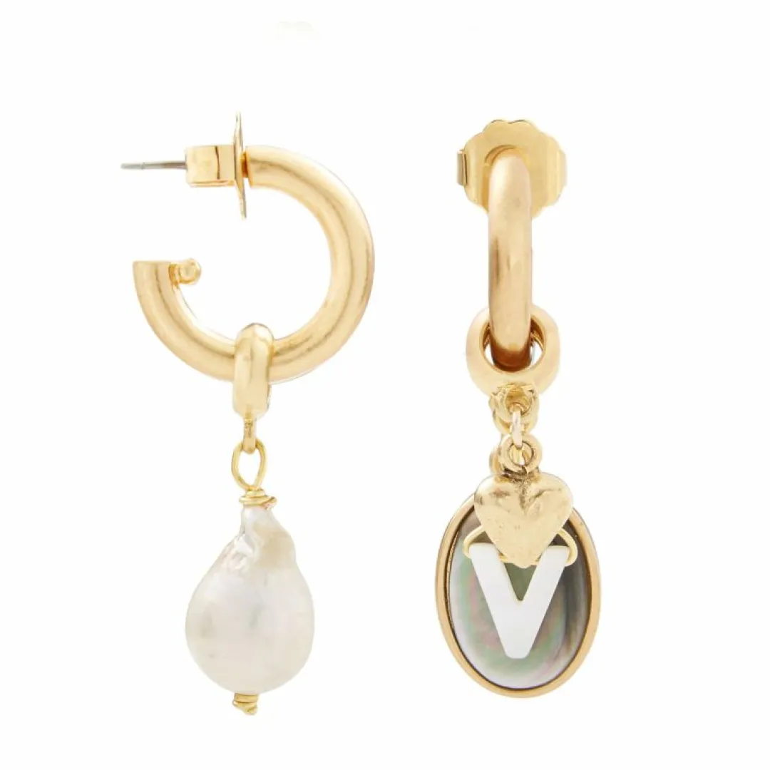 Brinker & Eliza Persona Hoop Earrings