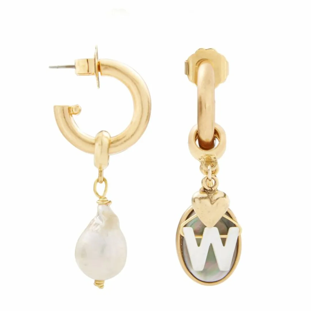 Brinker & Eliza Persona Hoop Earrings