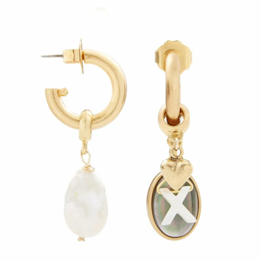 Brinker & Eliza Persona Hoop Earrings