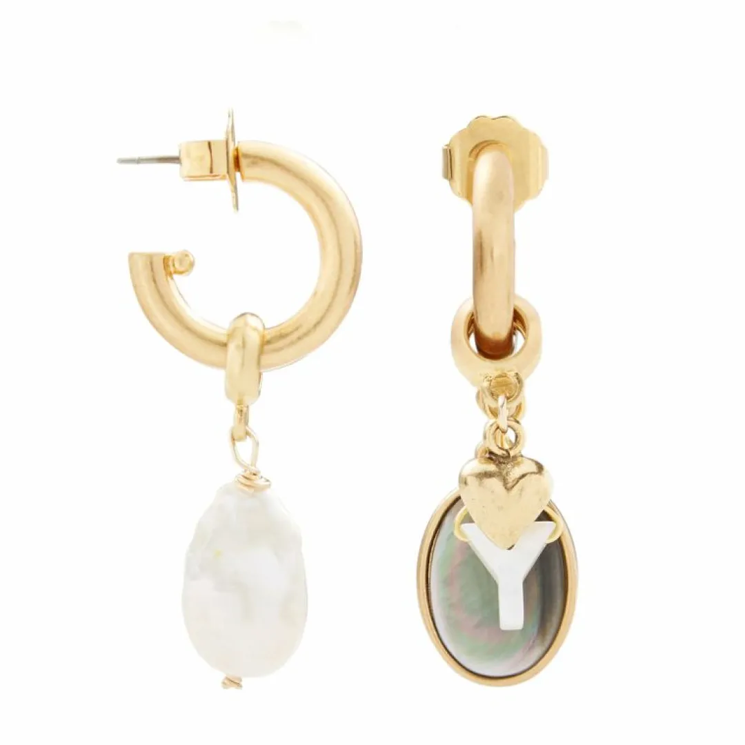 Brinker & Eliza Persona Hoop Earrings