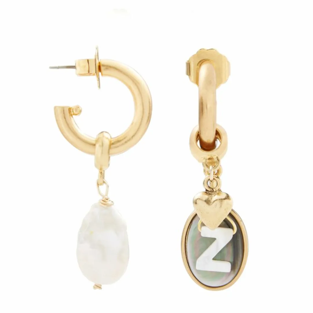Brinker & Eliza Persona Hoop Earrings