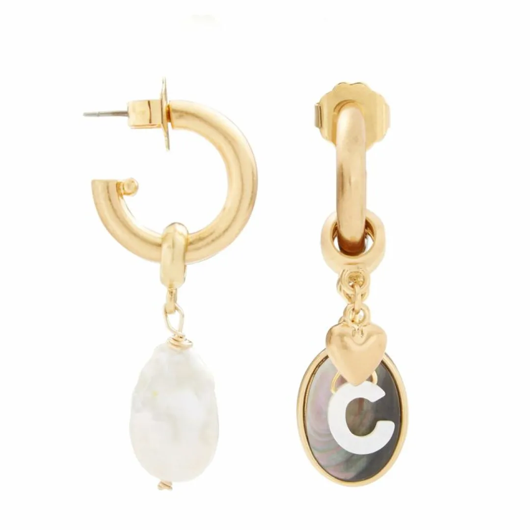 Brinker & Eliza Persona Hoop Earrings