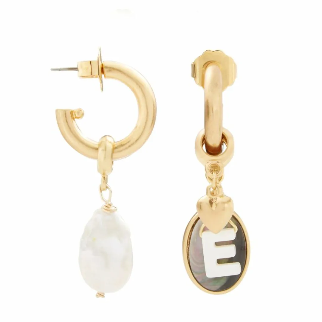 Brinker & Eliza Persona Hoop Earrings