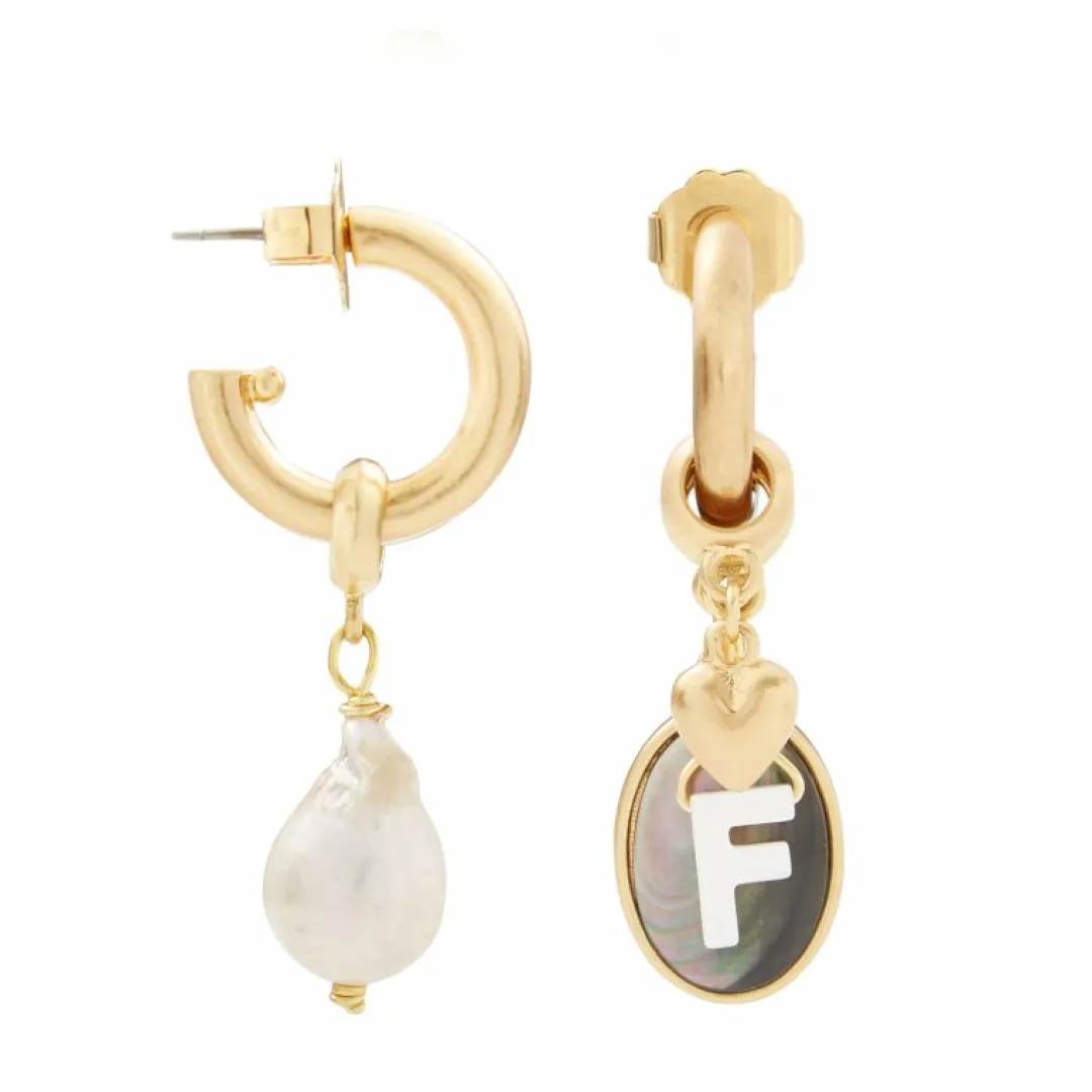 Brinker & Eliza Persona Hoop Earrings