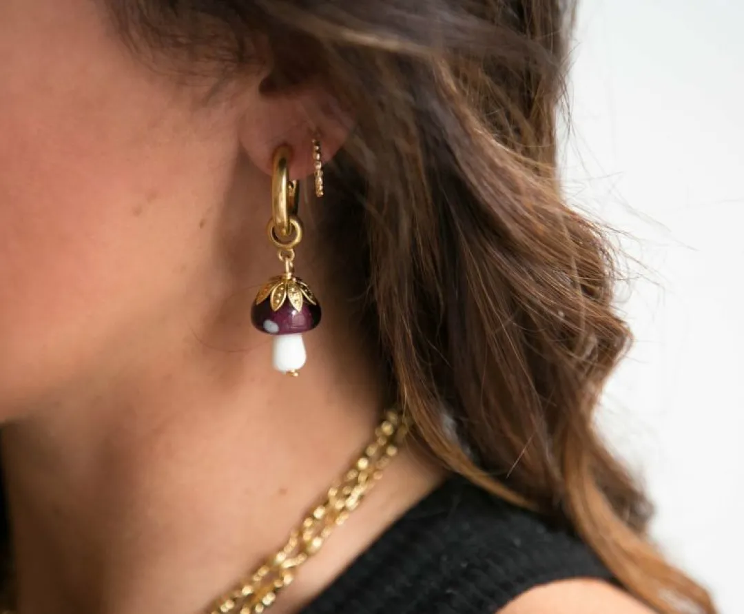 Brinker & Eliza Psychedelic Earring Charm