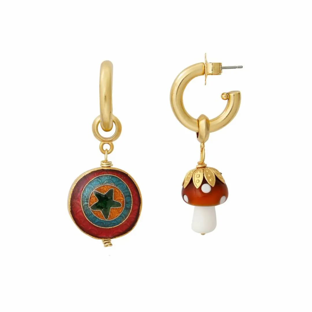 Brinker & Eliza Psychedelic Earring Charm