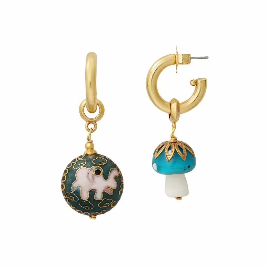 Brinker & Eliza Psychedelic Earring Charm
