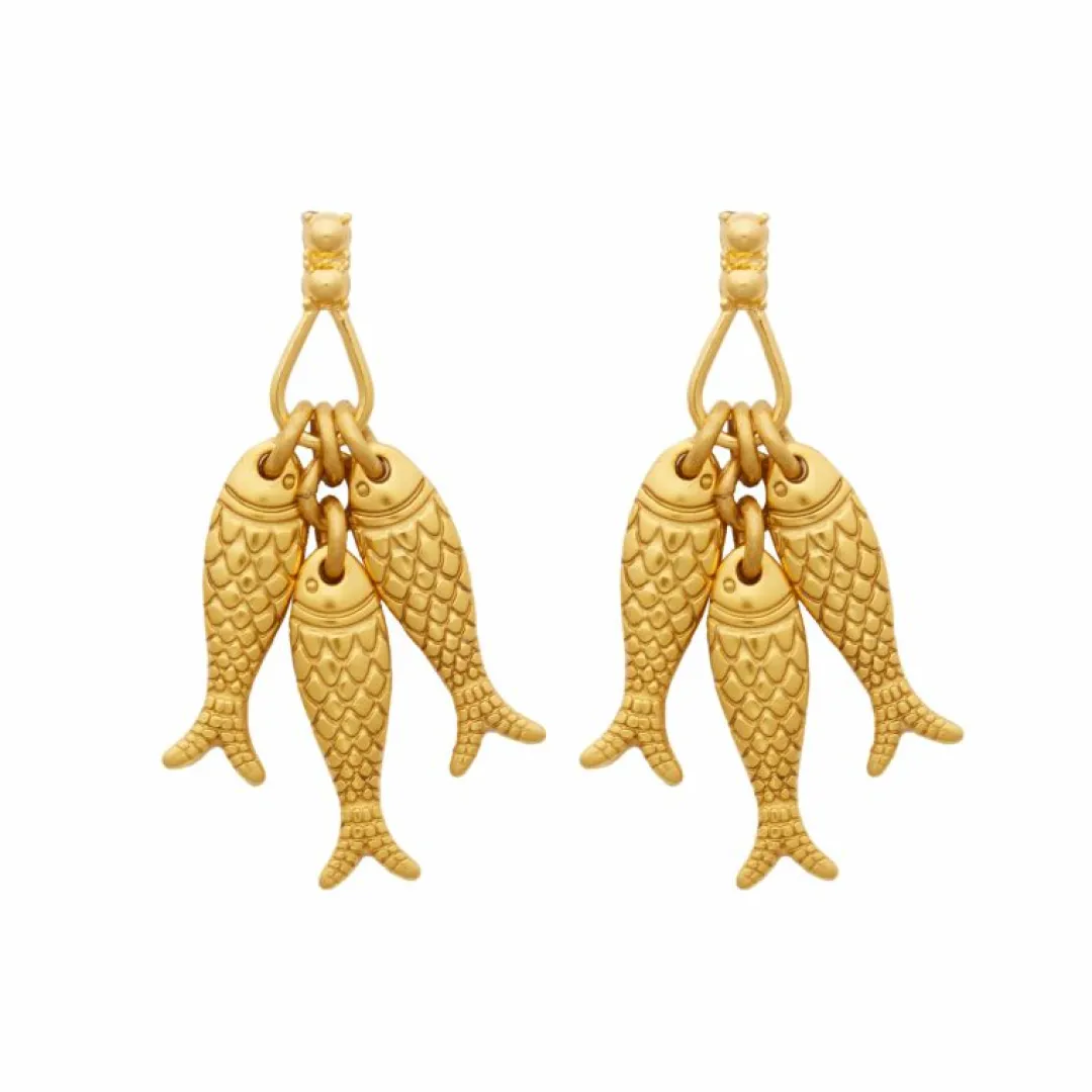 Brinker & Eliza School Of Fish Earrings