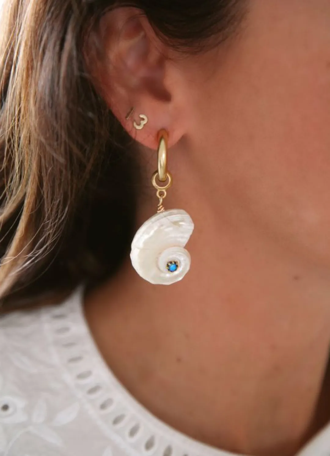 Brinker & Eliza Seashell Earring Charm